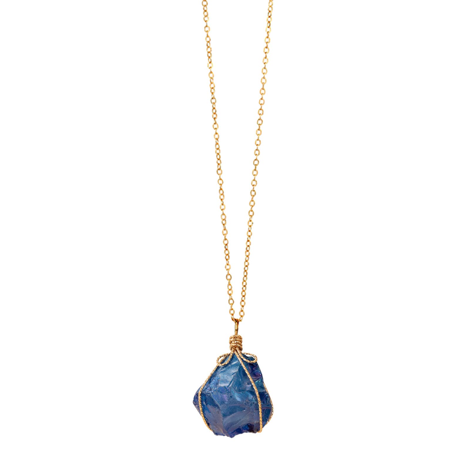 Women's Y-Necklace with Natural Crystal Pendant - Silver Healing Stone Jewelry for Chakra Balancing & Energy Healing | Perfect for Meditation, Yoga & Spiritual Gifts