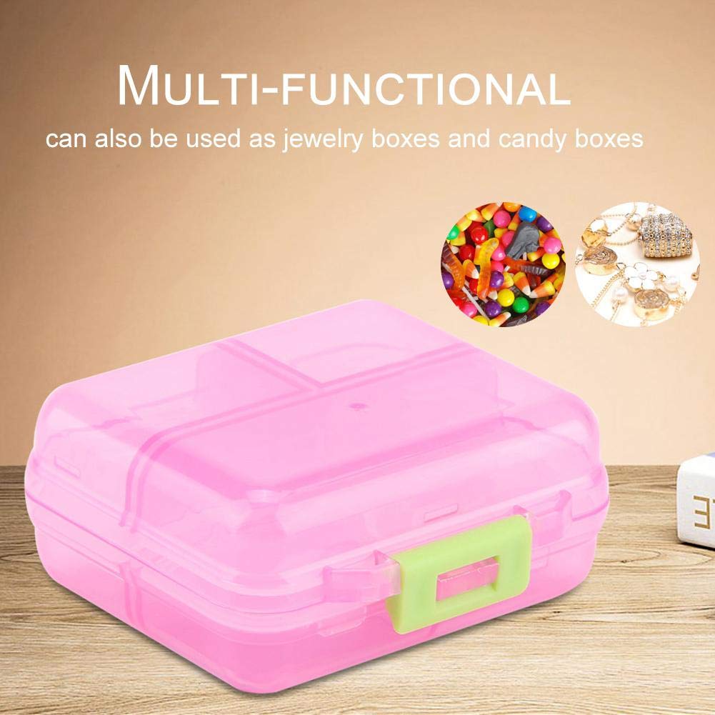 7-Day Weekly Pill Organizer with 7 Compartments - Portable Foldable Medicine Storage Box for Pills, Vitamins & Supplements - Perfect for Travel, Home & Daily Medication Management