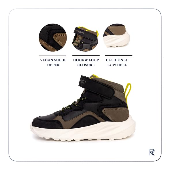 Rockport Kids Basketball Sneakers for School & Sports - High Top Athletic Shoes