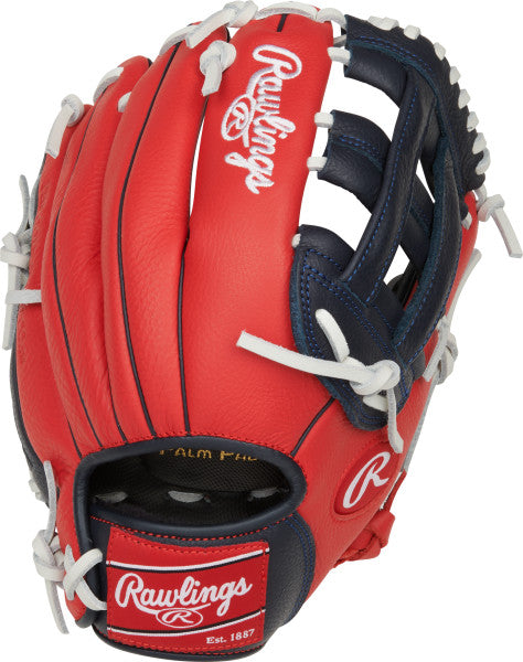 Rawlings Select Pro Lite Ronald Acuña Jr. Youth Baseball Glove 11.5 Inch - Premium Leather Mitt for Kids & Teens - Perfect for Little League, Training & Game Day Performance