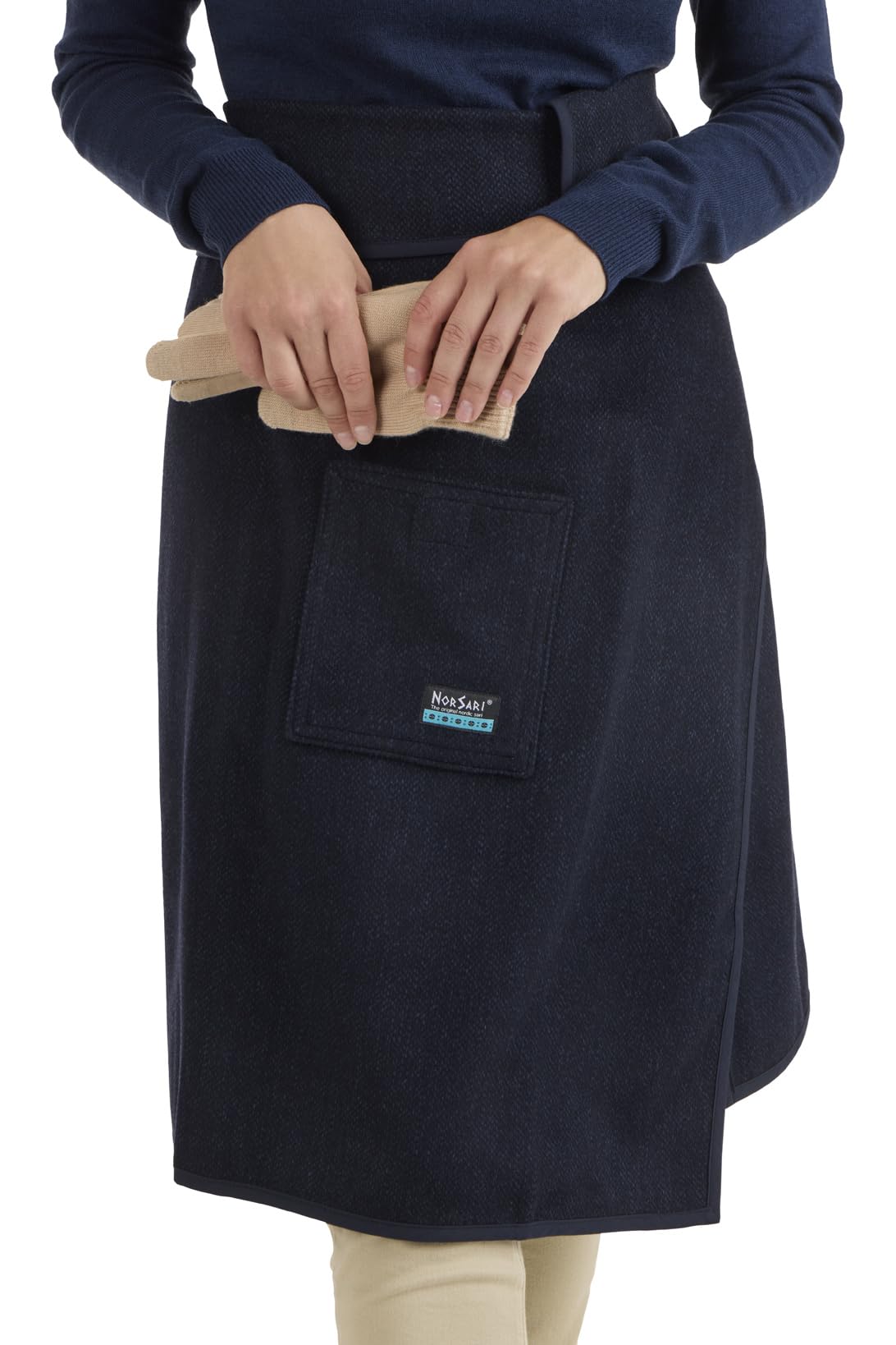 Premium Navy Cashmere Wearable Blanket - Soft & Cozy for Home, Office, and Travel Comfort