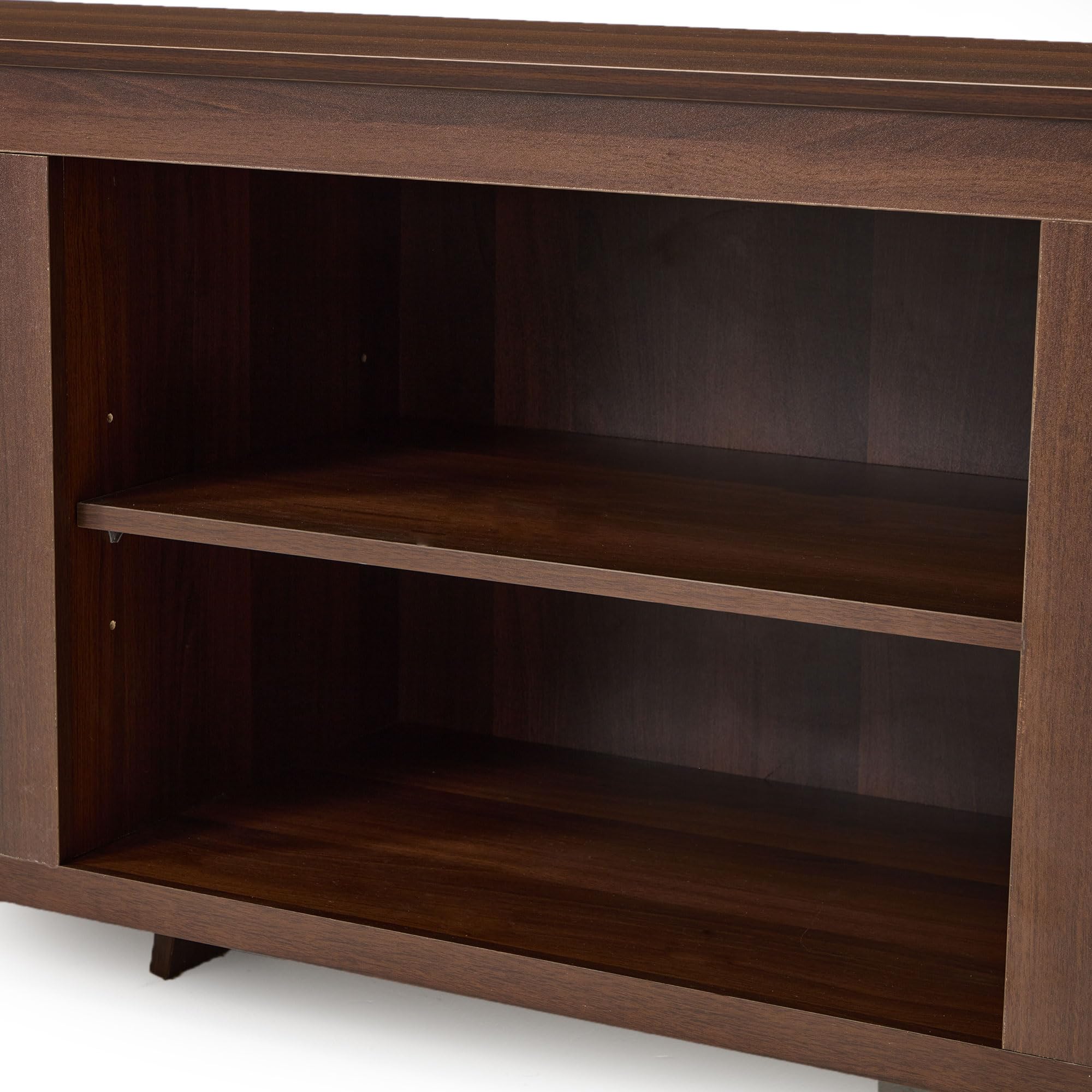 JOMEED TV Stand with Storage - Modern TV Console Table for Living Room, Bedroom & Home Theater - Holds Up to 110 lbs - Perfect for Organizing Media, Gaming Consoles & Entertainment Systems