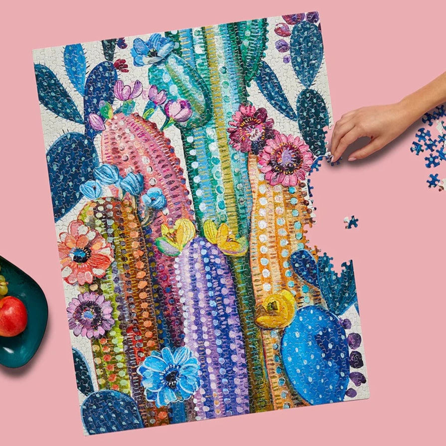 Desert Bloom 1,000 Piece Jigsaw Puzzle for Adults - Challenging Landscape Puzzle for Relaxation & Home Decor