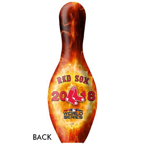 OnTheBallBowling Boston Red Sox 2018 World Series Champions Bowling Pin - Perfect for Baseball Fans, Sports Memorabilia Collectors, and Bowling Enthusiasts
