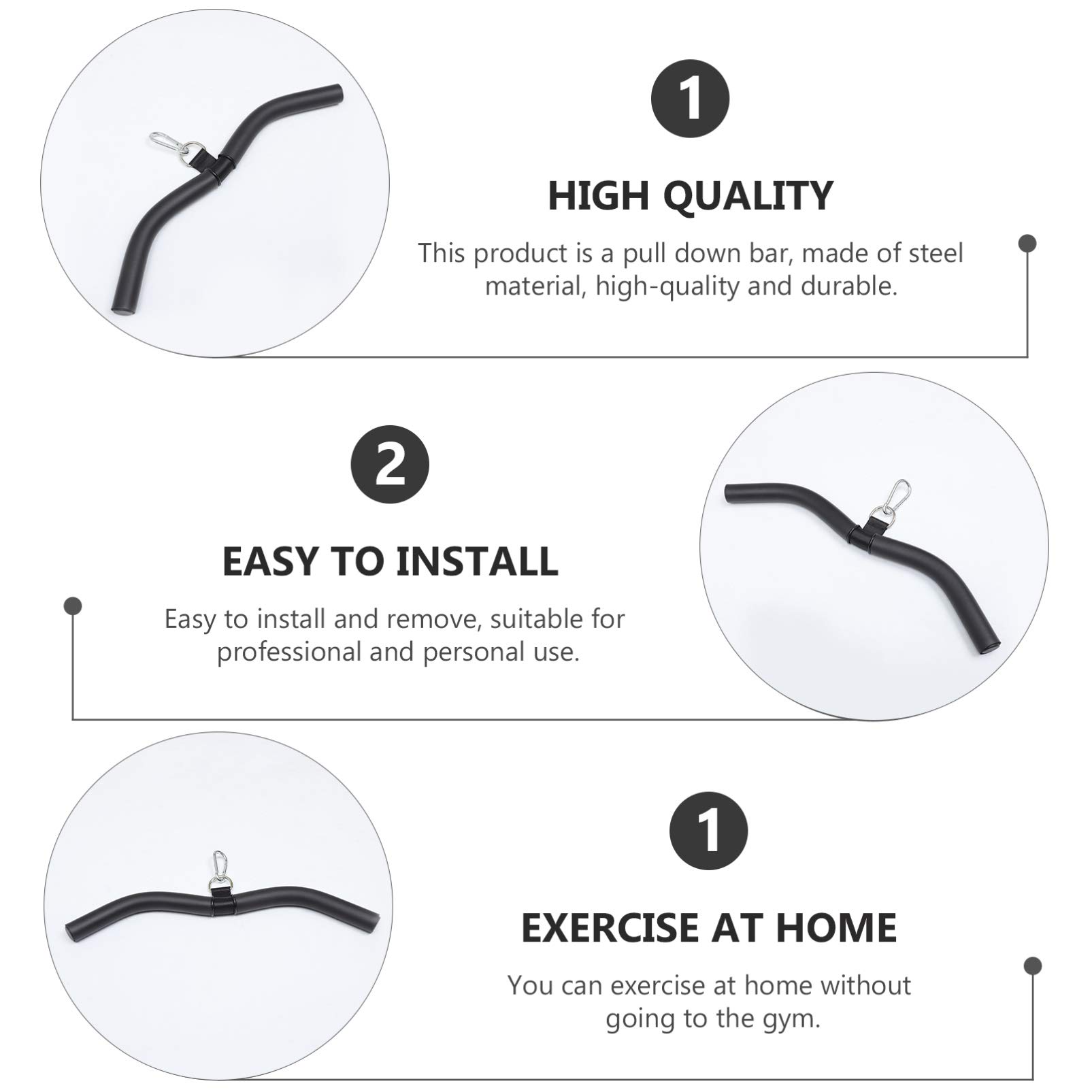 BESPORTBLE Resistance Bands with Bicep Bar - Home Gym Workout Equipment Set for Strength Training, Arm Curls & Full Body Exercises | Perfect for Home Fitness, Weight Training & Muscle Building