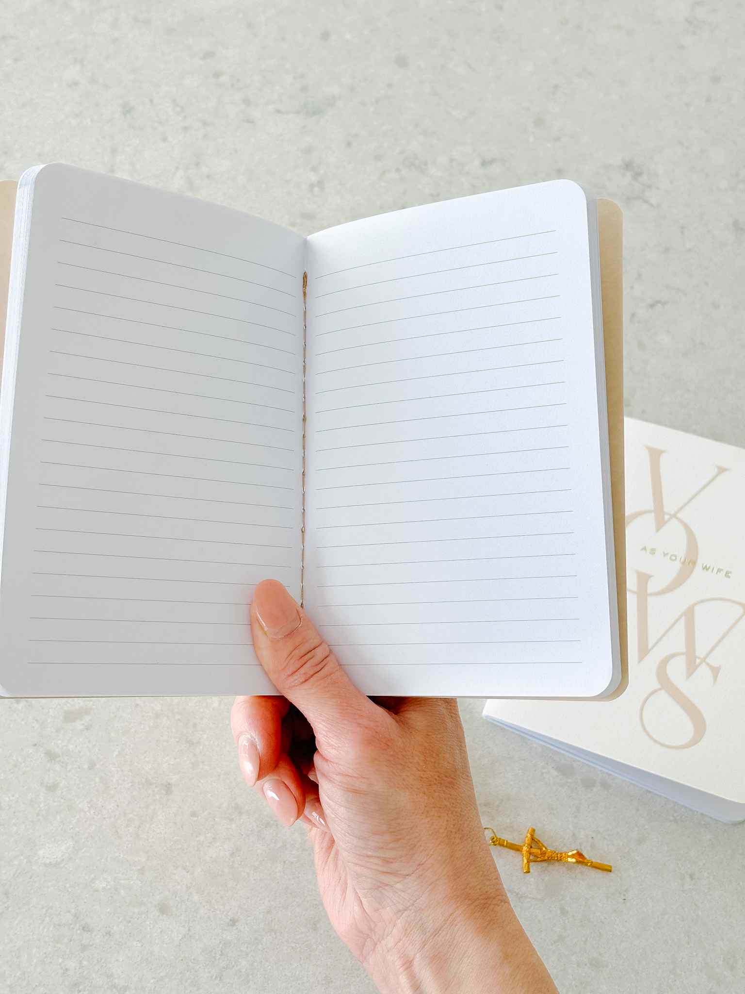 Book of Vows - Set of Two Wedding Vow Books for Couples | Romantic Ceremony Keepsake for Brides & Grooms