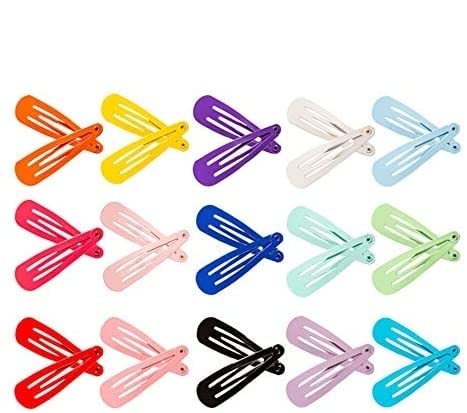 Fashion Hair Clips for Girls - 10 Pack Non-Slip Metal Bow Barrettes for Toddlers & Kids (2 Inch, Multiple Colors) - Perfect for School, Parties & Daily Hair Styling