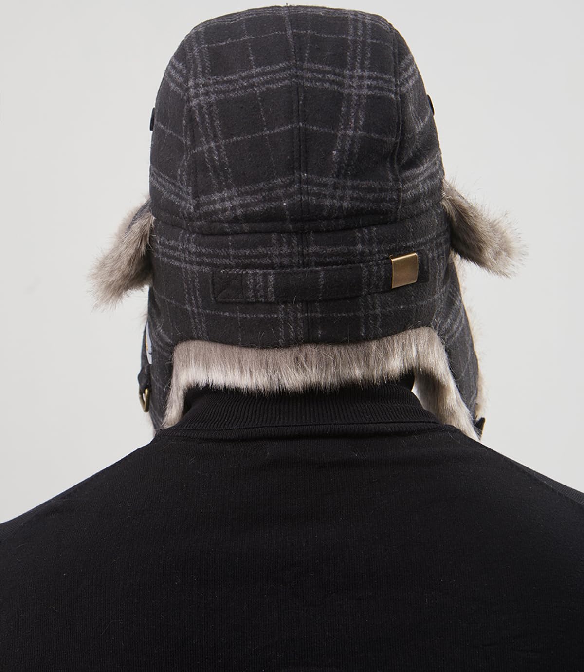 Men's & Women's Winter Trapper Hat - Wool Russian Ushanka Aviator Style for Skiing, Hunting & Cycling - Warm Cold-Proof Winter Hat for Outdoor Activities & Extreme Weather