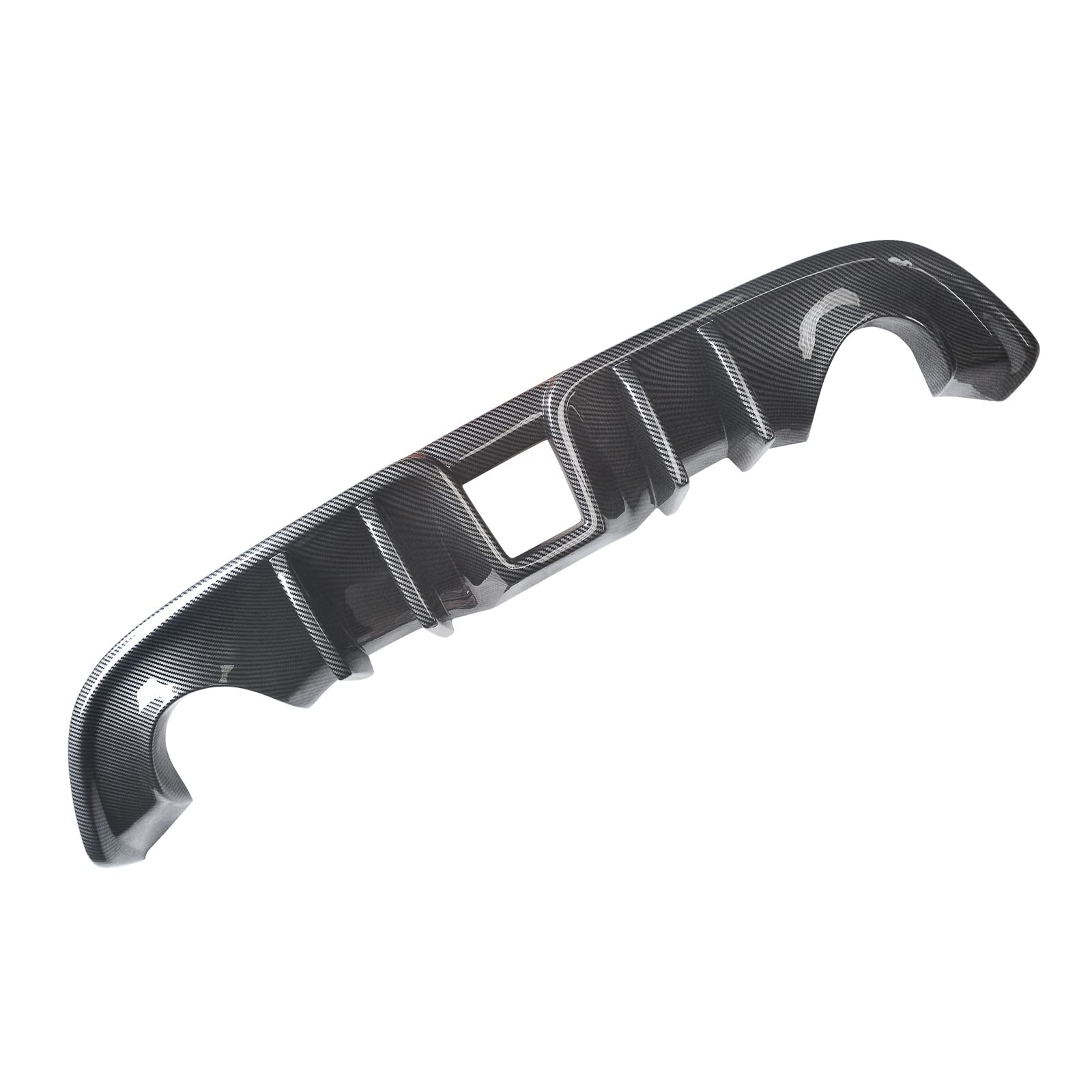 NINTE JDM L Shark Fin Style Carbon Fiber Rear Bumper Diffuser Valance for 2009-2020 Nissan 370Z Z34 - Upgrade Your Car's Aerodynamics & Sporty Look for Street Racing & Car Shows