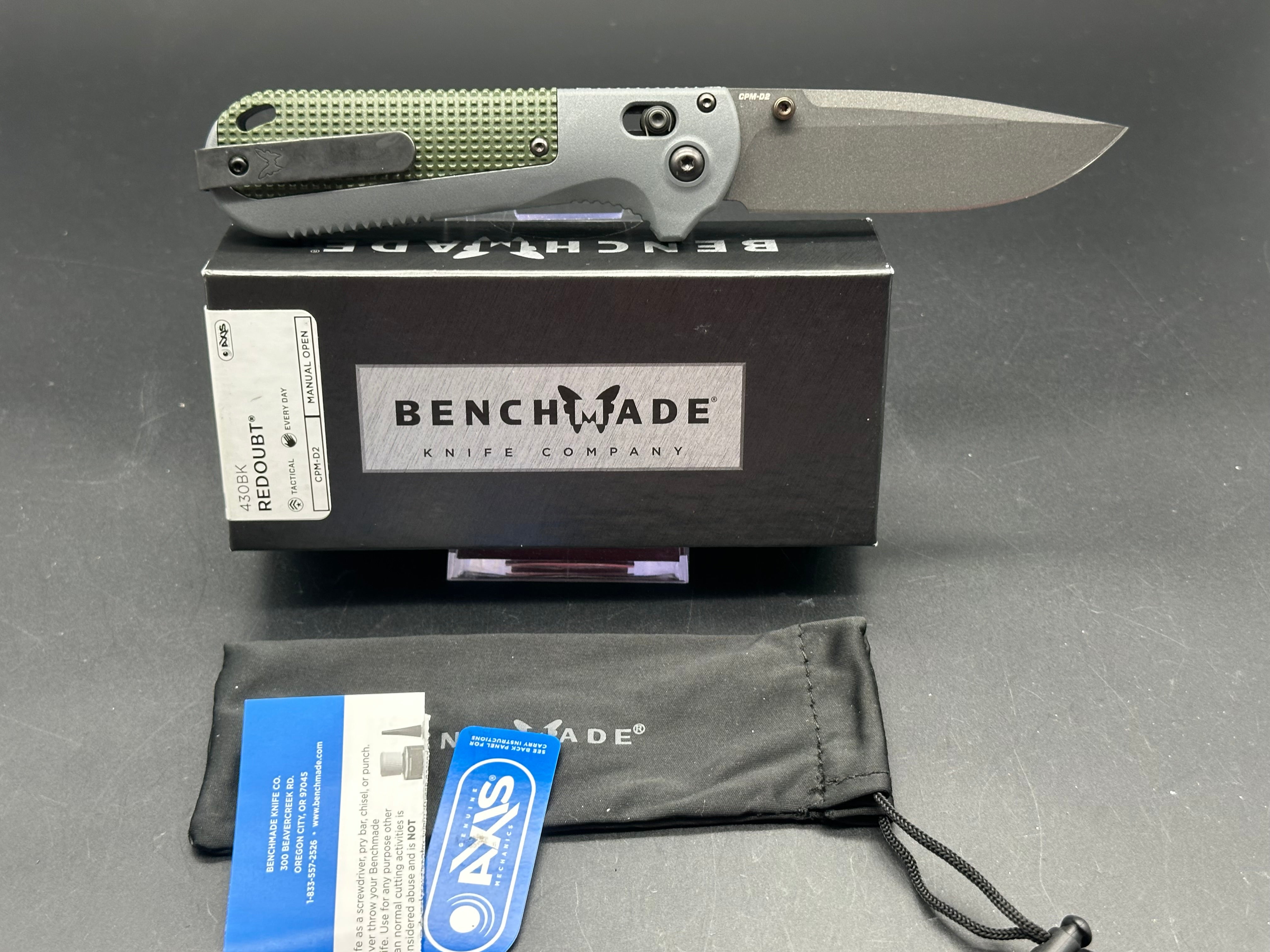 Benchmade Redoubt Folding Knife - 3.55