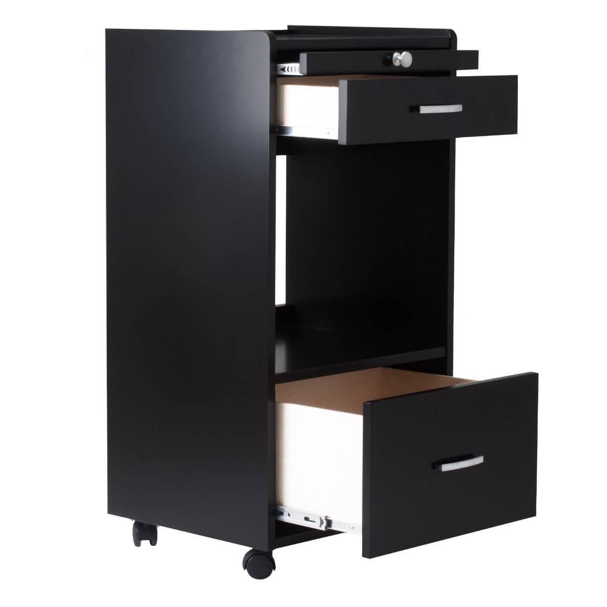 Element Trolley™ - Heavy Duty Rolling Utility Cart with 3 Shelves for Storage & Organization | Perfect for Home, Office, Warehouse & Retail Use