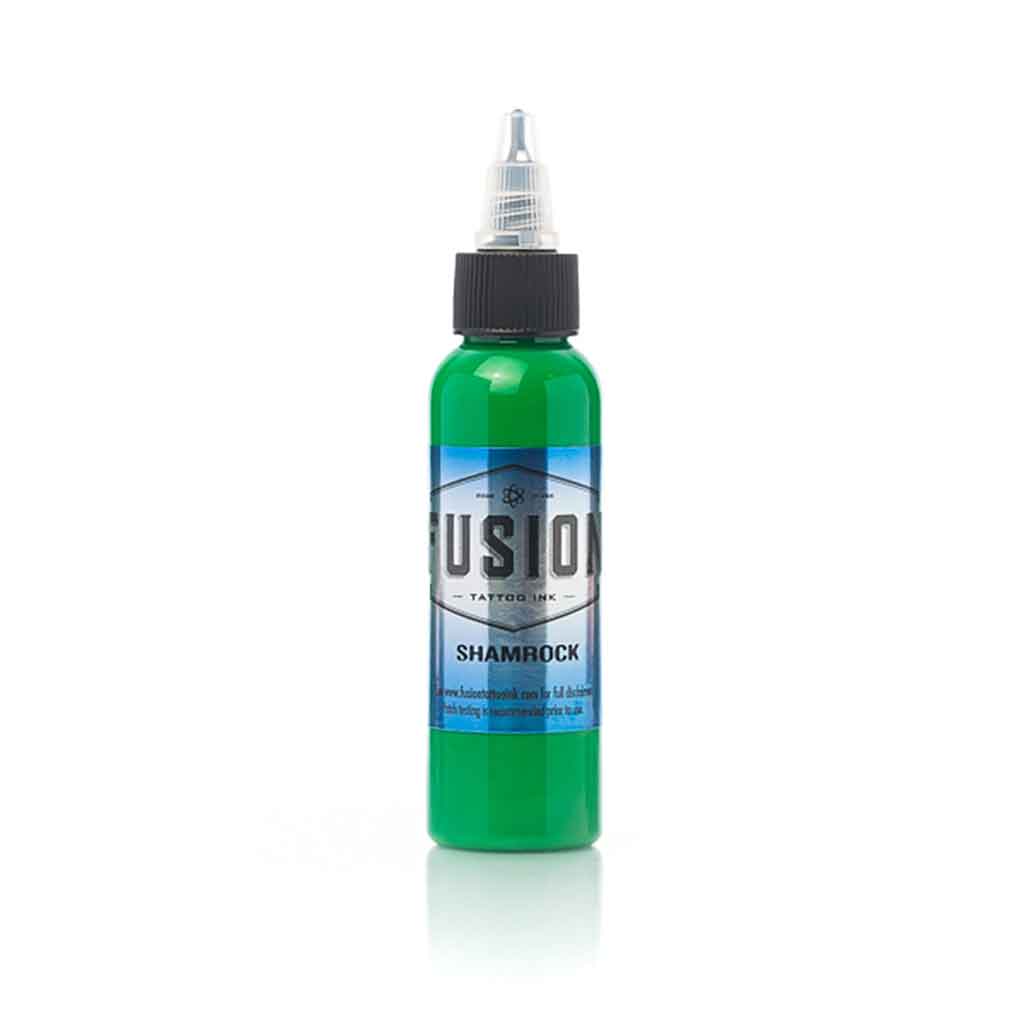 Shamrock Fusion Ink - 1 oz Premium Tattoo Ink for Professional Artists | Safe, Vibrant Colors for Tattooing & Body Art
