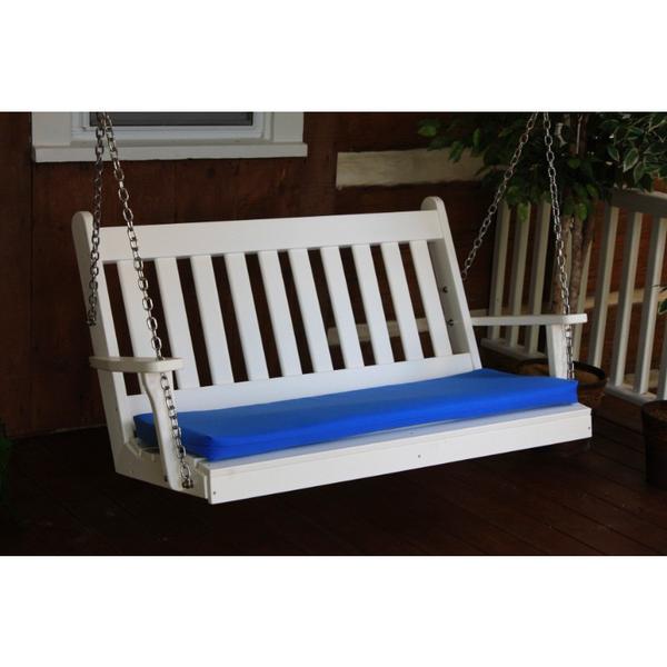 A & L Furniture Bench Cushion - Waterproof Outdoor Seat Cushion with Ties, Comfortable Foam Padding for Patio, Deck, Garden, and Indoor Use
