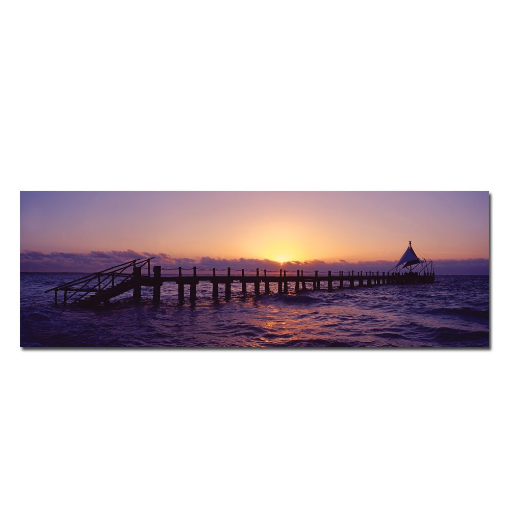 Preston Pure Canvas Art Print - 12x36 Inch Trademark Fine Art Wall Decor for Living Room, Bedroom & Office