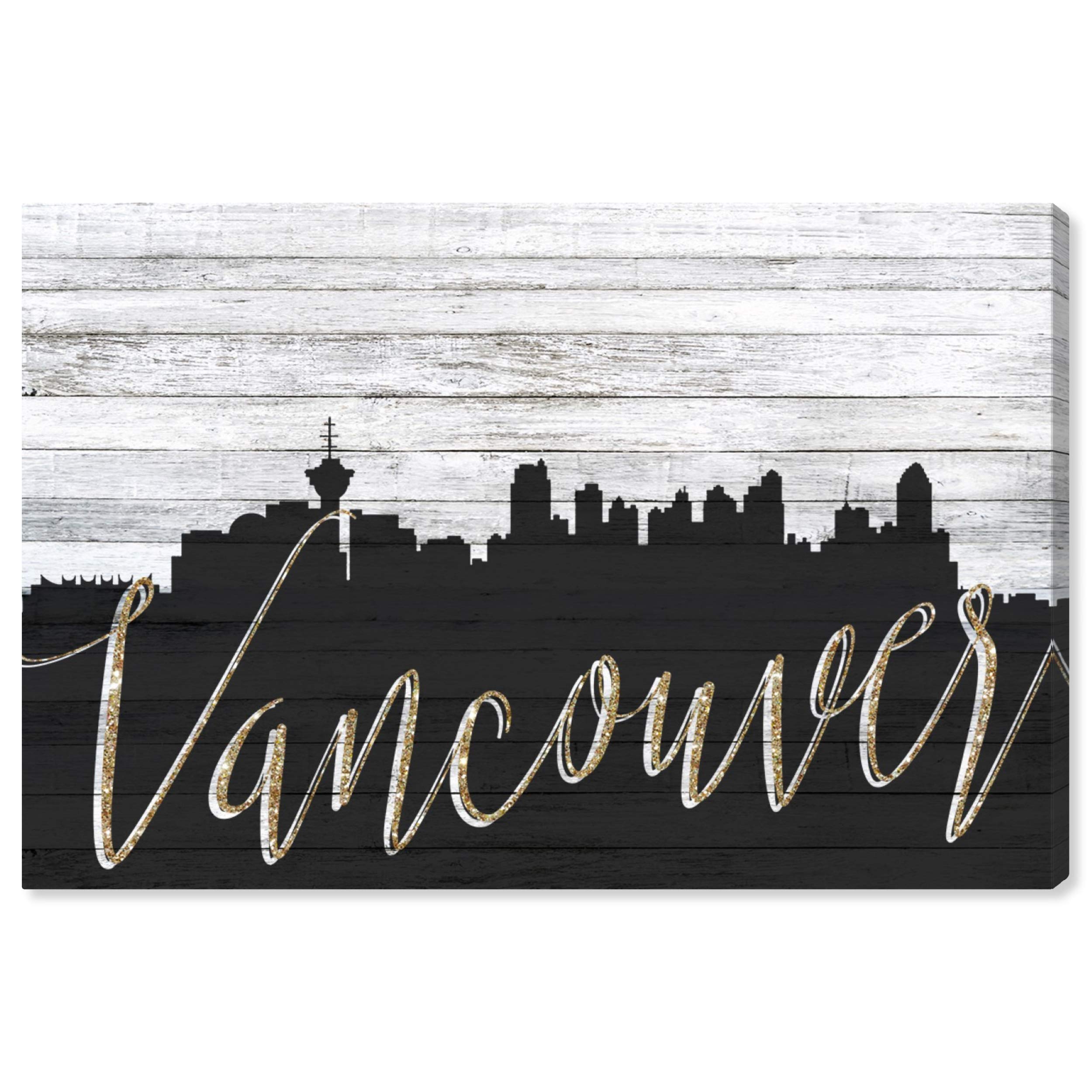 Vancouver Skyline Wall Art Canvas Print - 36