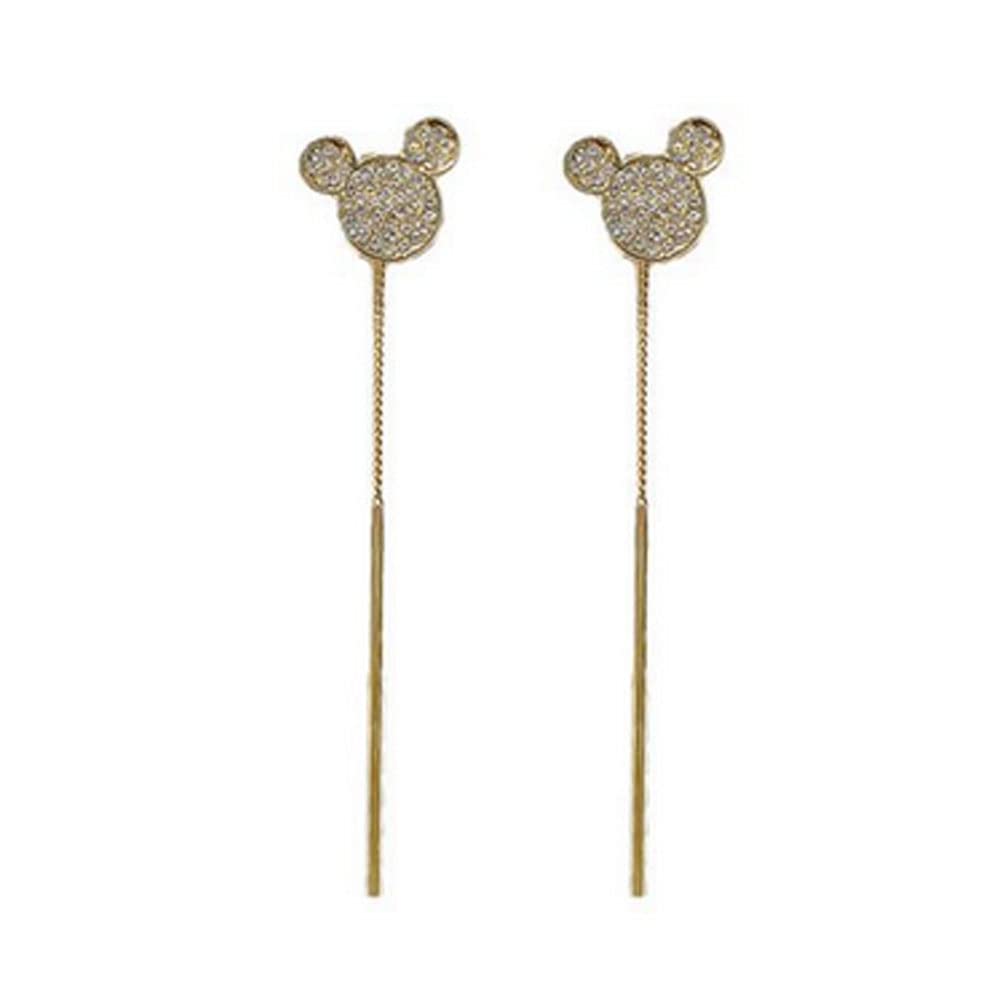 Minimalist Tiny Mouse Stud Earrings for Women - 925 Sterling Silver Gold Plated Cubic Zirconia Dainty Animal Jewelry - Perfect Birthday Gift & Friendship Present for Girls (Cute Mouse Earrings for Everyday Wear, Office, Date Night & Special Occasions)