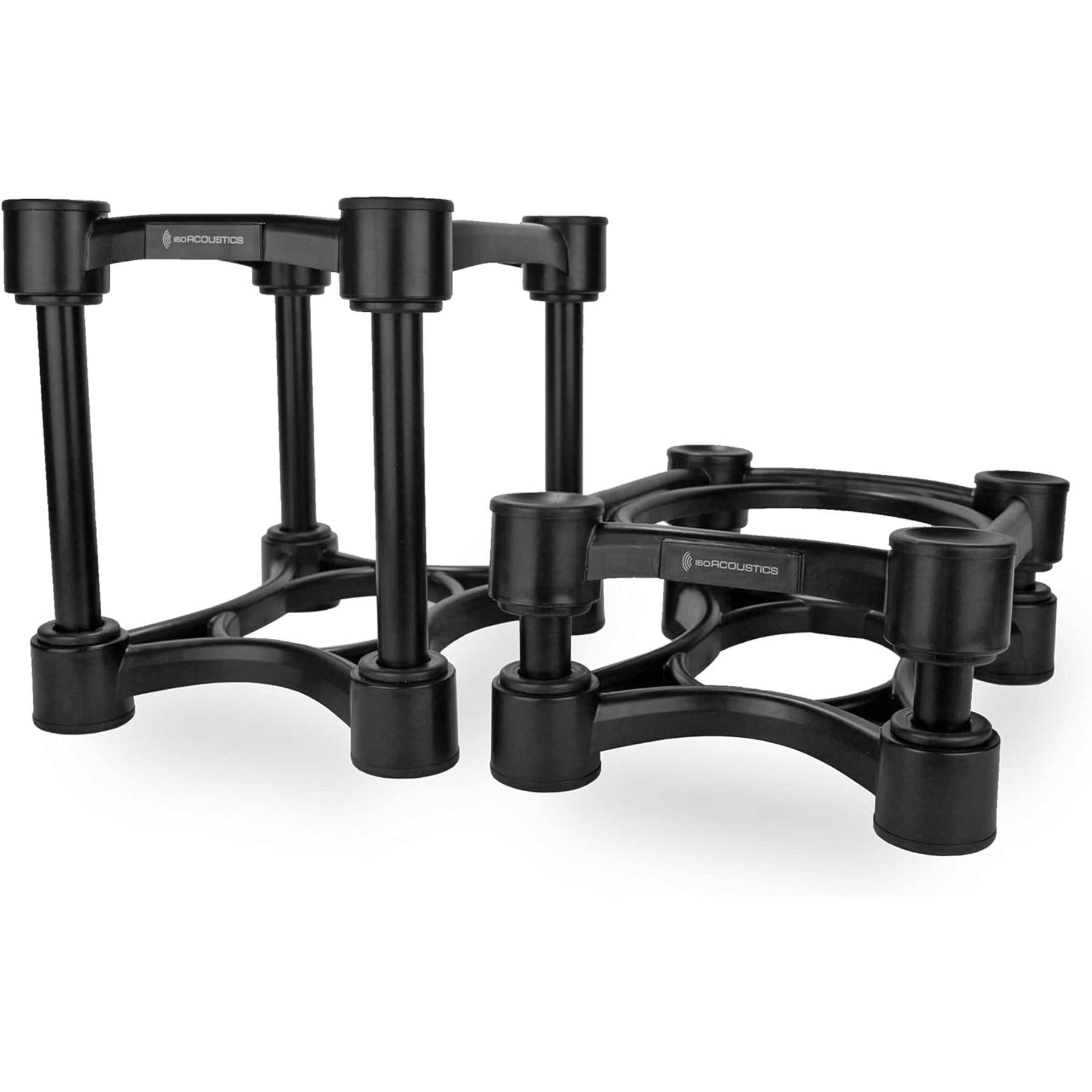 IsoAcoustics ISO 200 Speaker Isolation Stands - Premium Studio Monitor Isolation Pads for Large Speakers, Reduce Vibrations & Improve Sound Clarity - Perfect for Home Studios, Recording Studios & Audiophile Setups