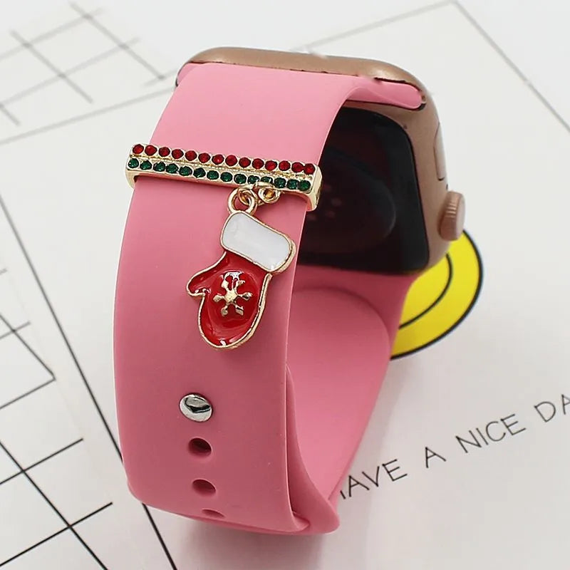 Festive Christmas Watch Band for Apple Watch & Samsung Galaxy - Holiday Party & Gift Giving Accessories
