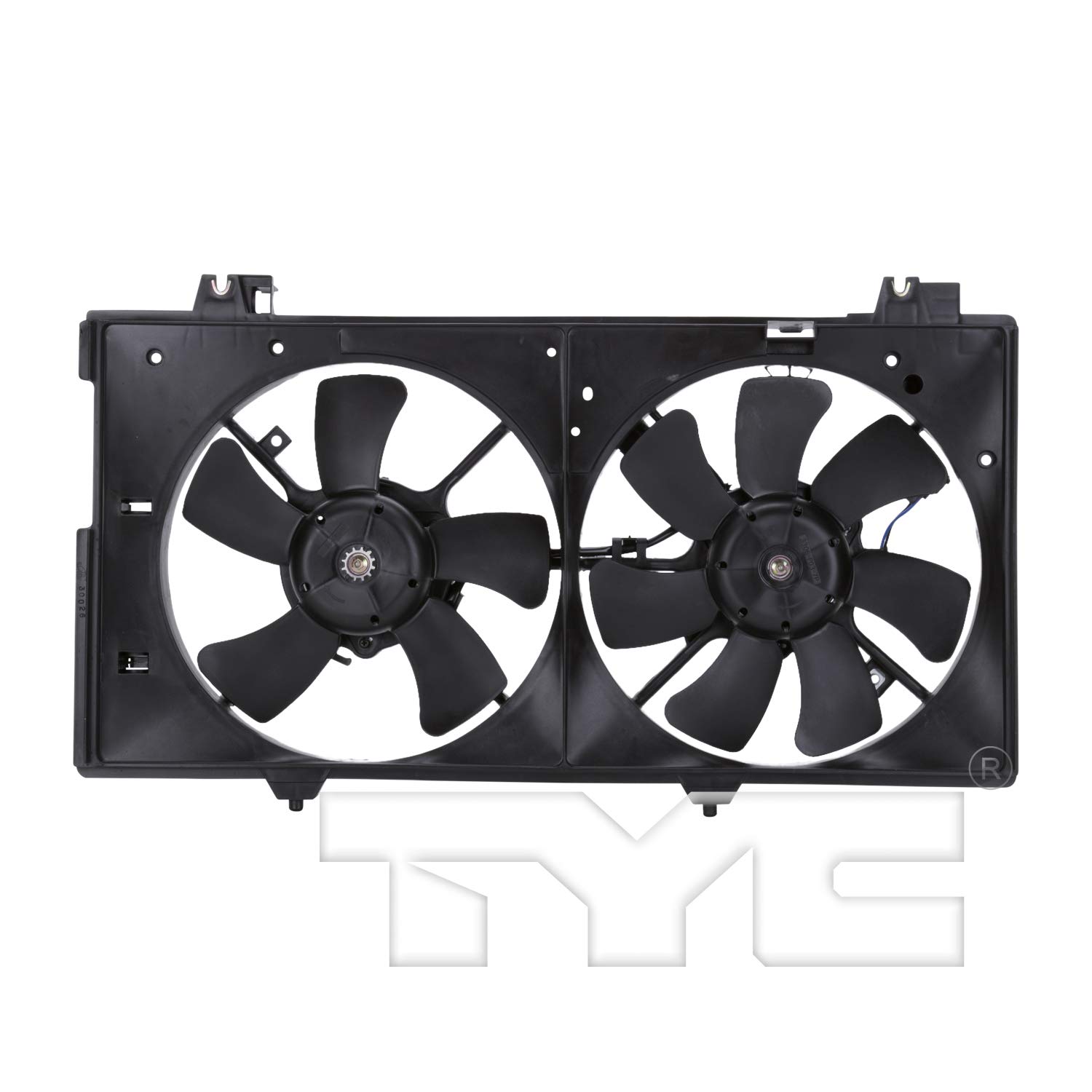 Mazda 6 Dual Radiator & Condenser Fan Assembly - Compatible with 2003-2008 Models | Replacement Cooling System Parts | Perfect for Summer Driving & Engine Overheating Prevention