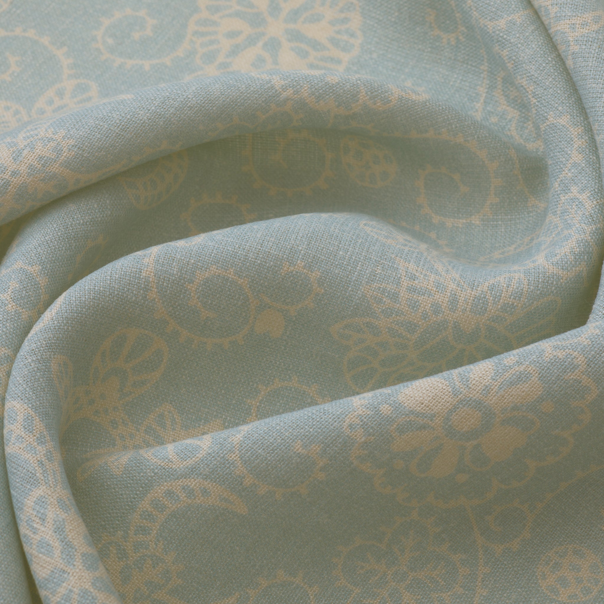 Premium Linen Fabric Samples in Duck Egg Blue - Perfect for Upholstery, DIY Projects & Home Decor