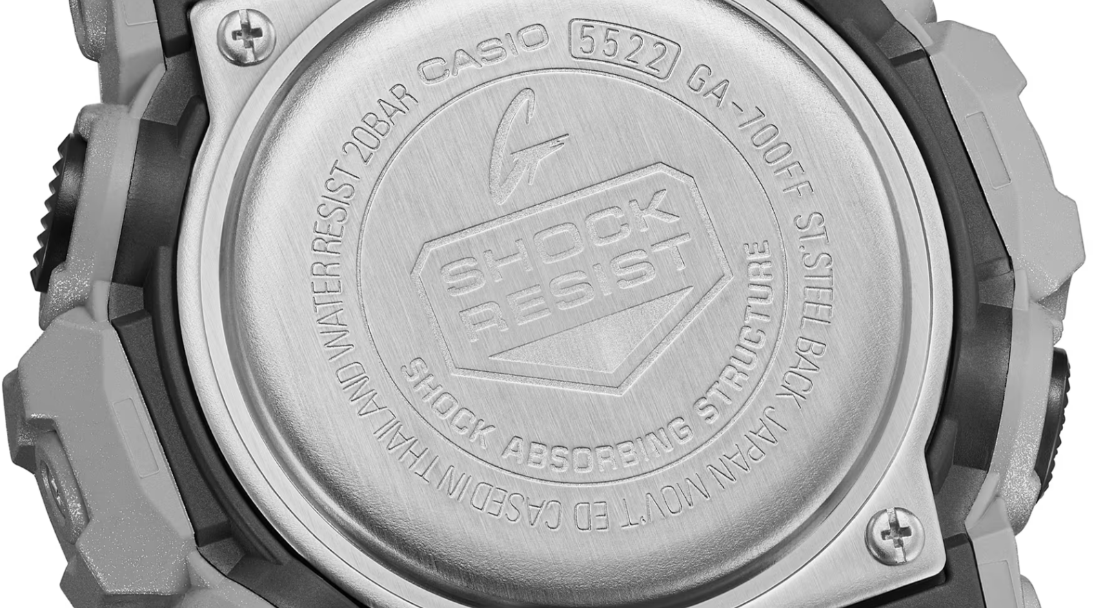 Casio G-Shock GA700FF-8A Analog-Digital Men's Watch with Mirror LCD Dial - Rugged Sports, Outdoor & Everyday Wear