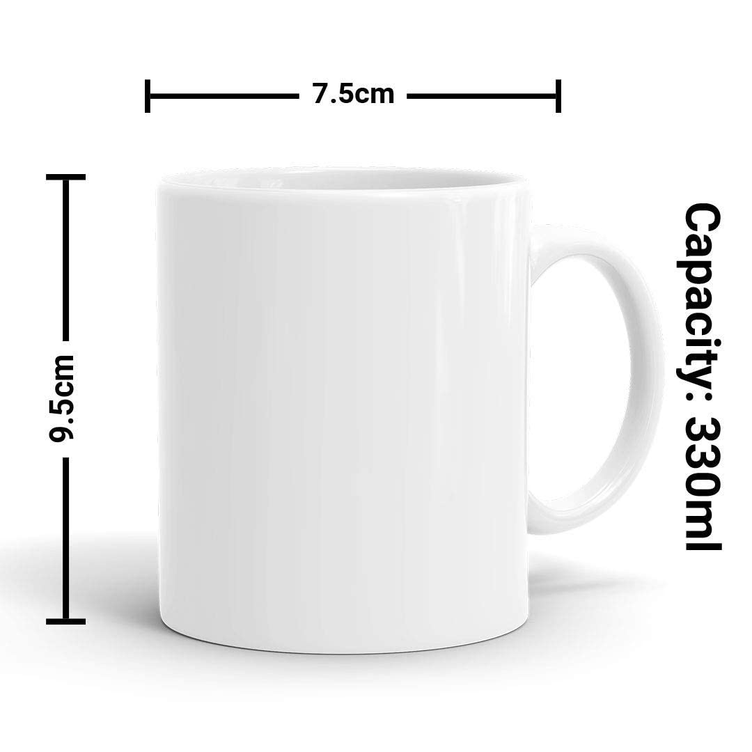 PRMONITA Teacher Appreciation Gift - 11oz Printed Ceramic Coffee Mug for Happy Teacher's Day - Perfect Thank You Present for Teachers, Professors & Mentors - Ideal for Classroom, Office or Home Use (A-04)