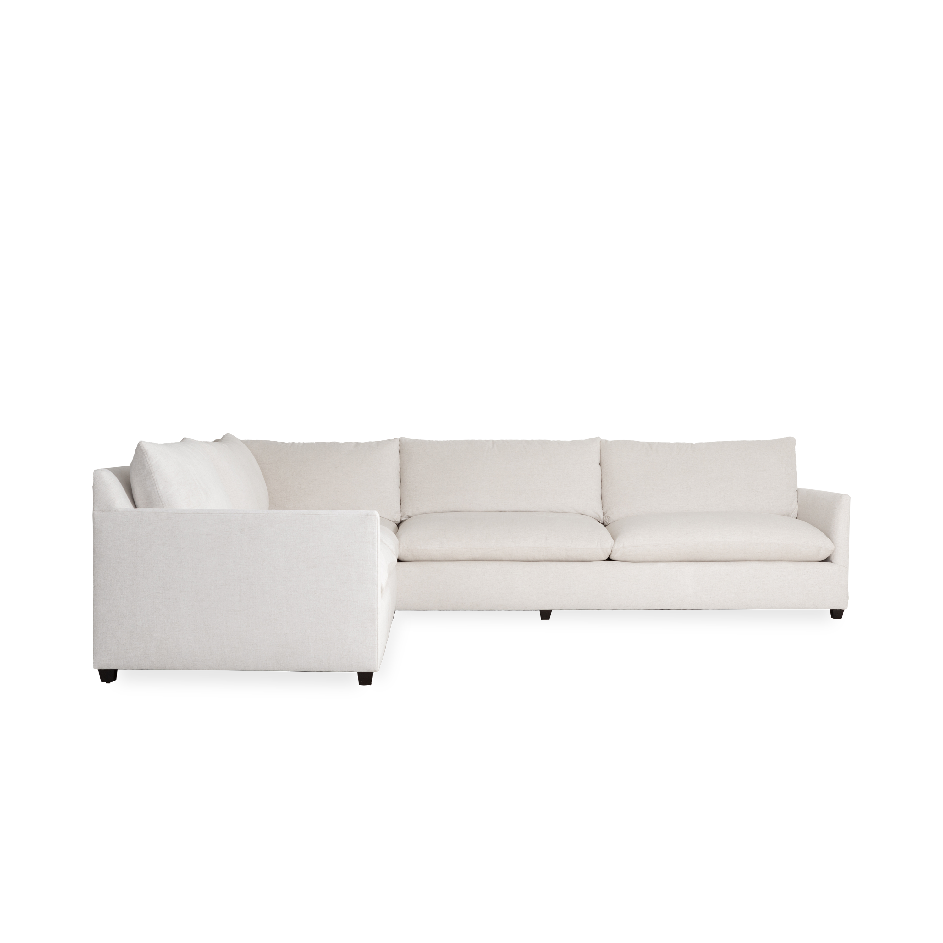 Modern L-Shaped Corner Sectional Sofa with Reversible Chaise - Perfect for Living Room, Family Room & Small Spaces