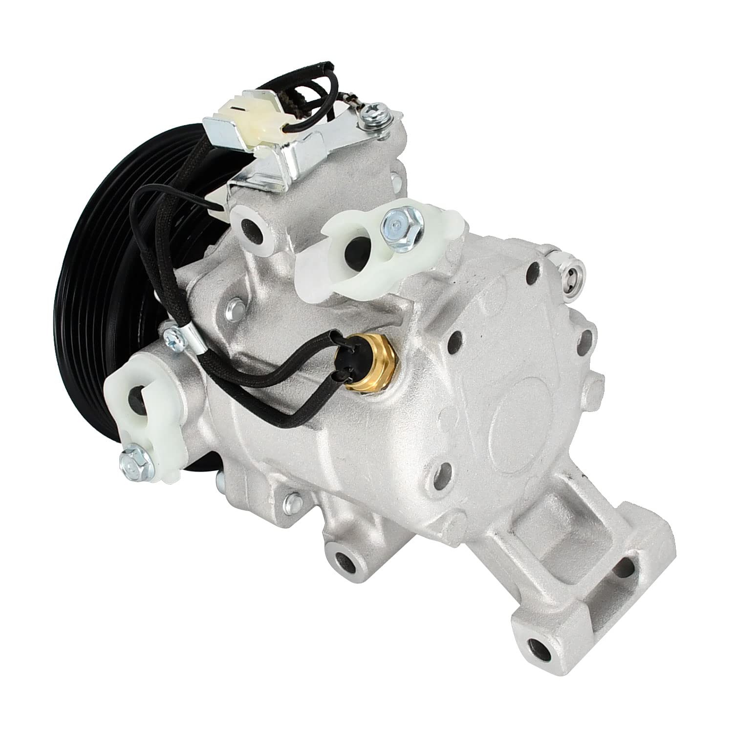 Notonparts 447280-3140 AC Compressor Compatible with Toyota Passo Daihatsu Terios 2007-2010 | Replacement Air Conditioning Compressor 447260-5613 | Perfect for Summer Cooling & Auto AC Repair