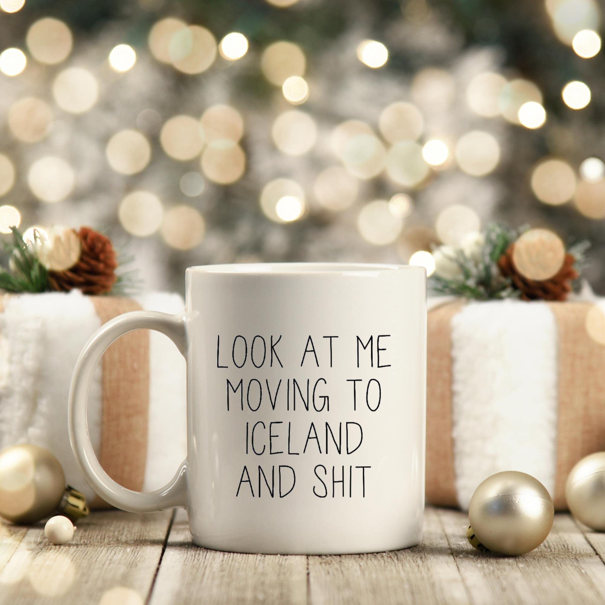 Iceland Moving Away Gift Set - Insulated Coffee Mug & Travel Cup for Men & Women | Housewarming, Birthday & Farewell Presents for New Iceland Residents
