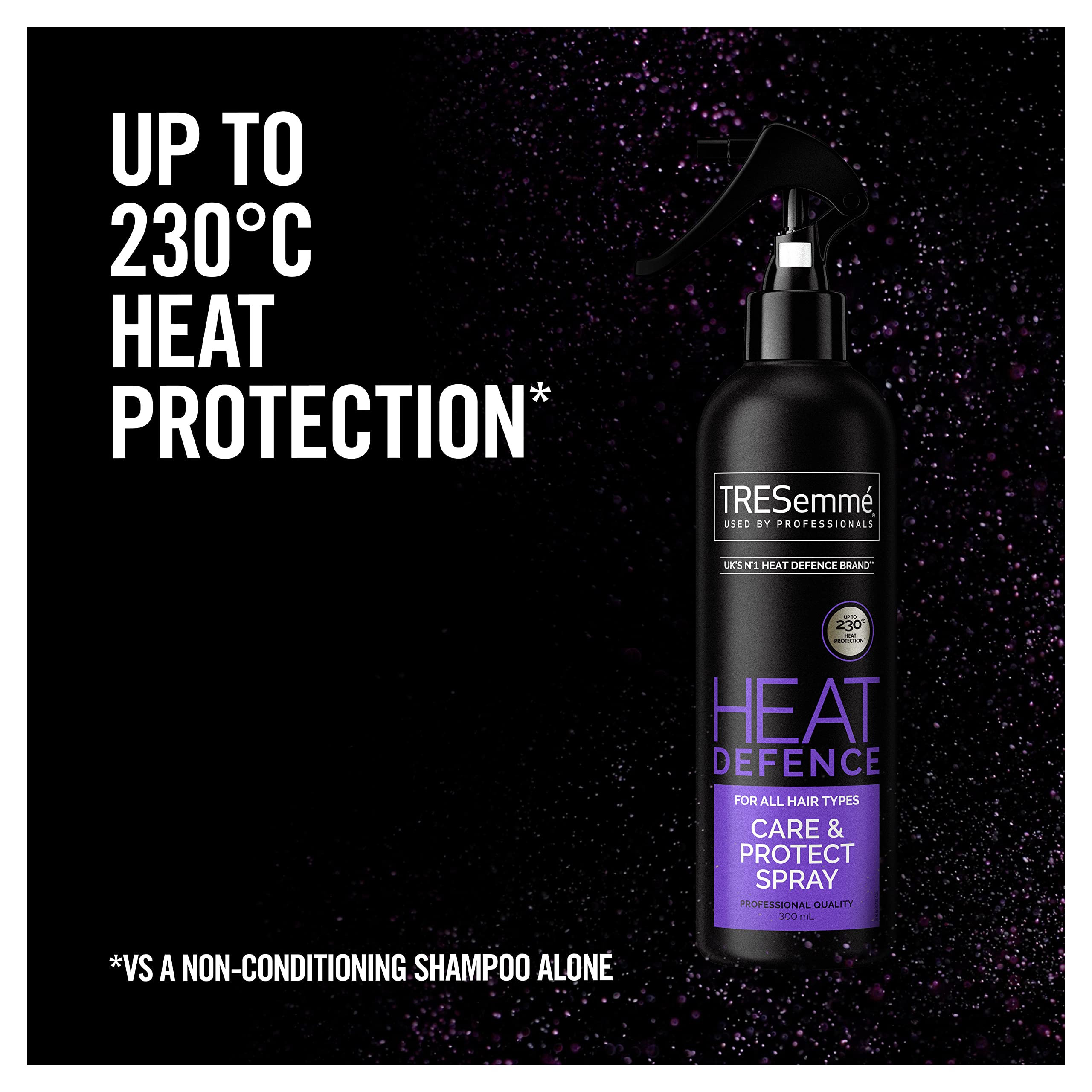 TRESemme Heat Protectant Styling Spray 300ml - Shield Hair from Heat Damage for Smooth, Frizz-Free Styling - Perfect for Blowouts, Flat Ironing & Curling