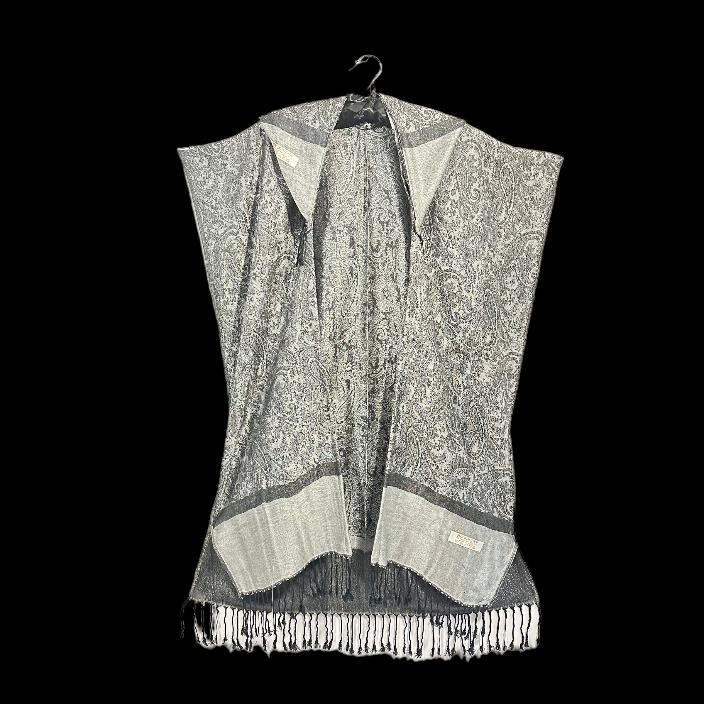 PASH KIMONO Robe - Black & White Japanese Style Kimono for Women | Perfect for Spa, Yoga, Lounging & Special Occasions