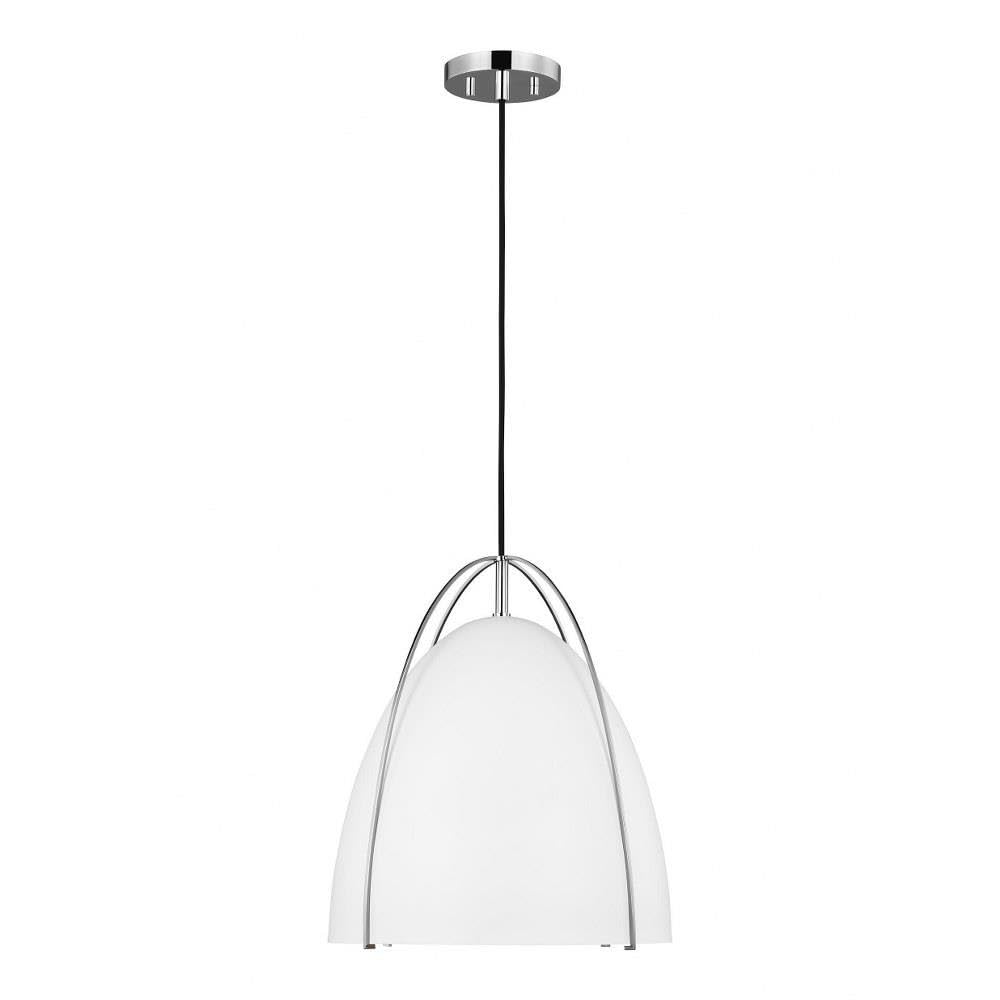 SEA Gull 6551801EN3-05 Modern Single Light Pendant - Perfect for Kitchen Island, Dining Room, or Entryway Lighting