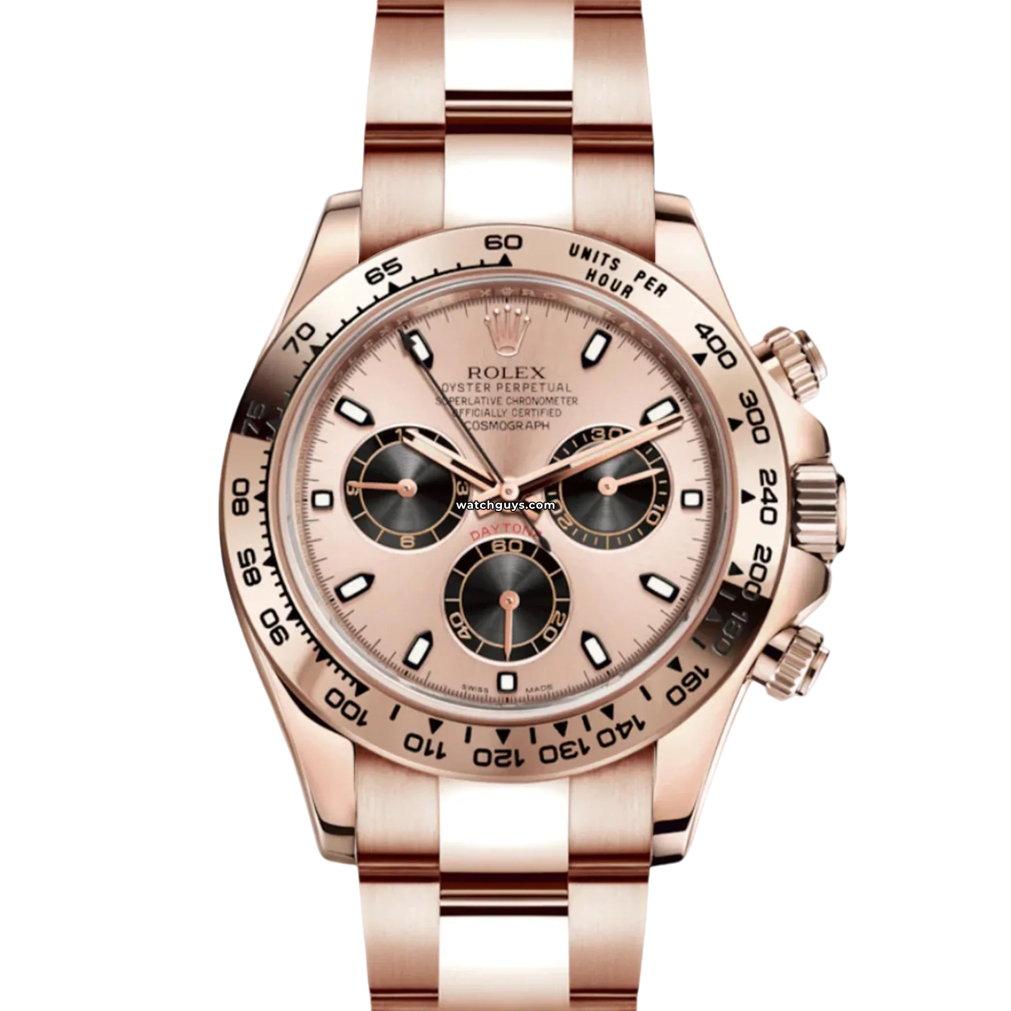 Authentic Rolex Daytona 116505 18k Rose Gold Champagne Dial Men's Luxury Watch - Perfect for Business Meetings, Special Occasions & Collectors