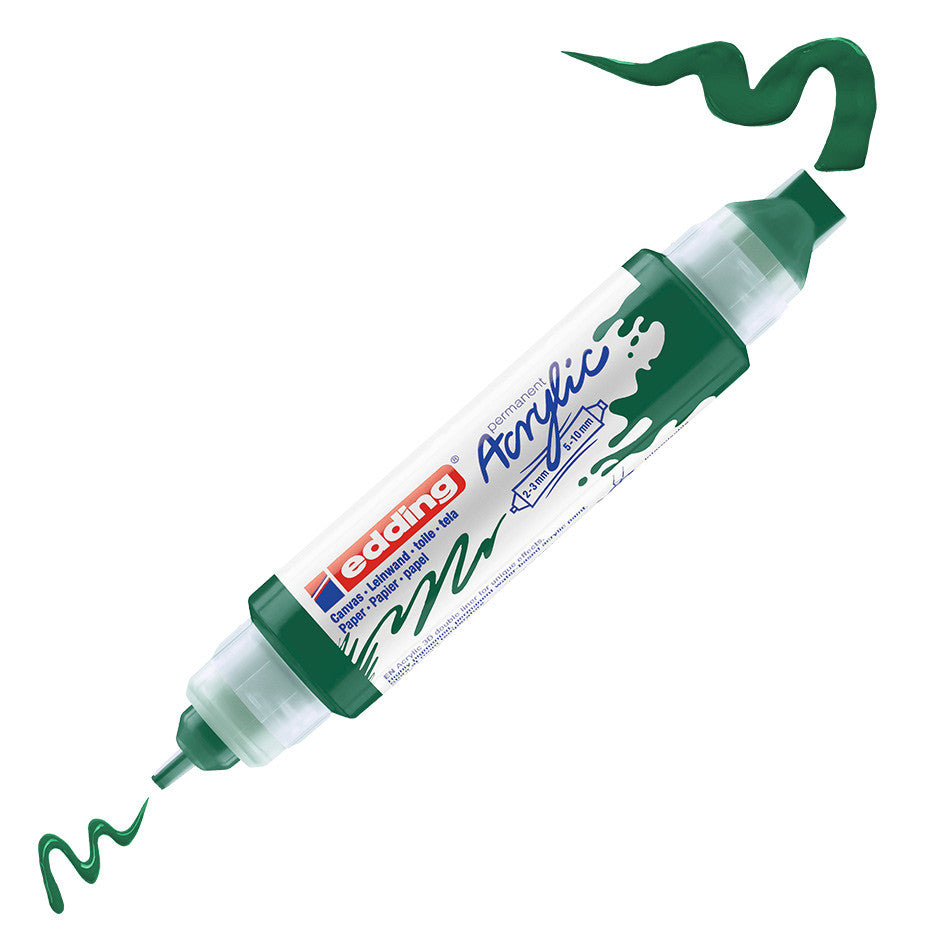 edding 5400 Acrylic 3D Double Liner - Premium Paint Marker for DIY Crafts, Signage & Art Projects - Perfect for Glass, Metal, Wood & Canvas Surfaces