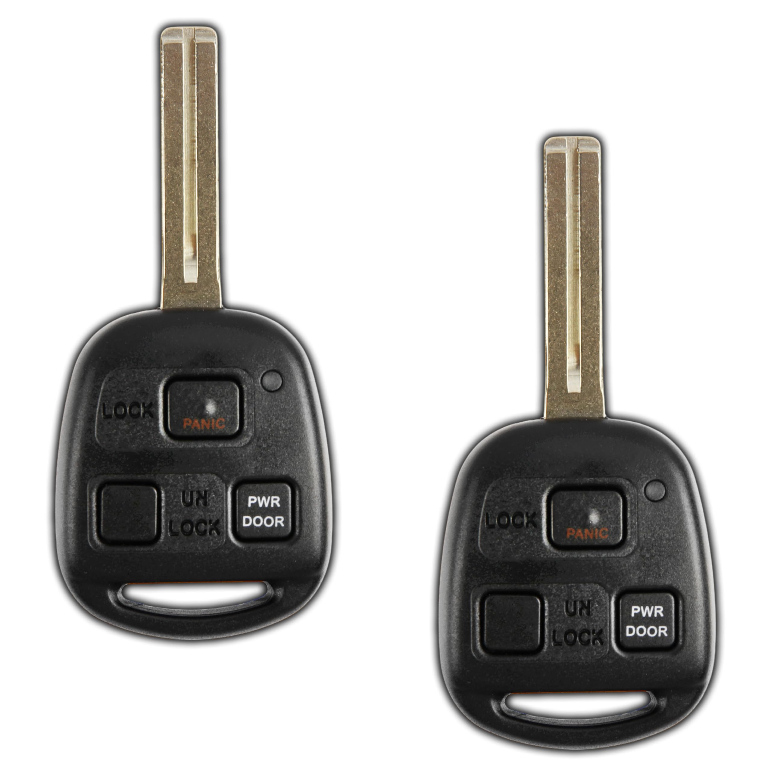 Keyless Entry Remote Control Key Fob Replacement for 2004-2009 Lexus RX330 RX350 RX400H (3-Button HYQ12BBT) - 2 Pack - Perfect for Car Key Replacement & Spare Key Programming