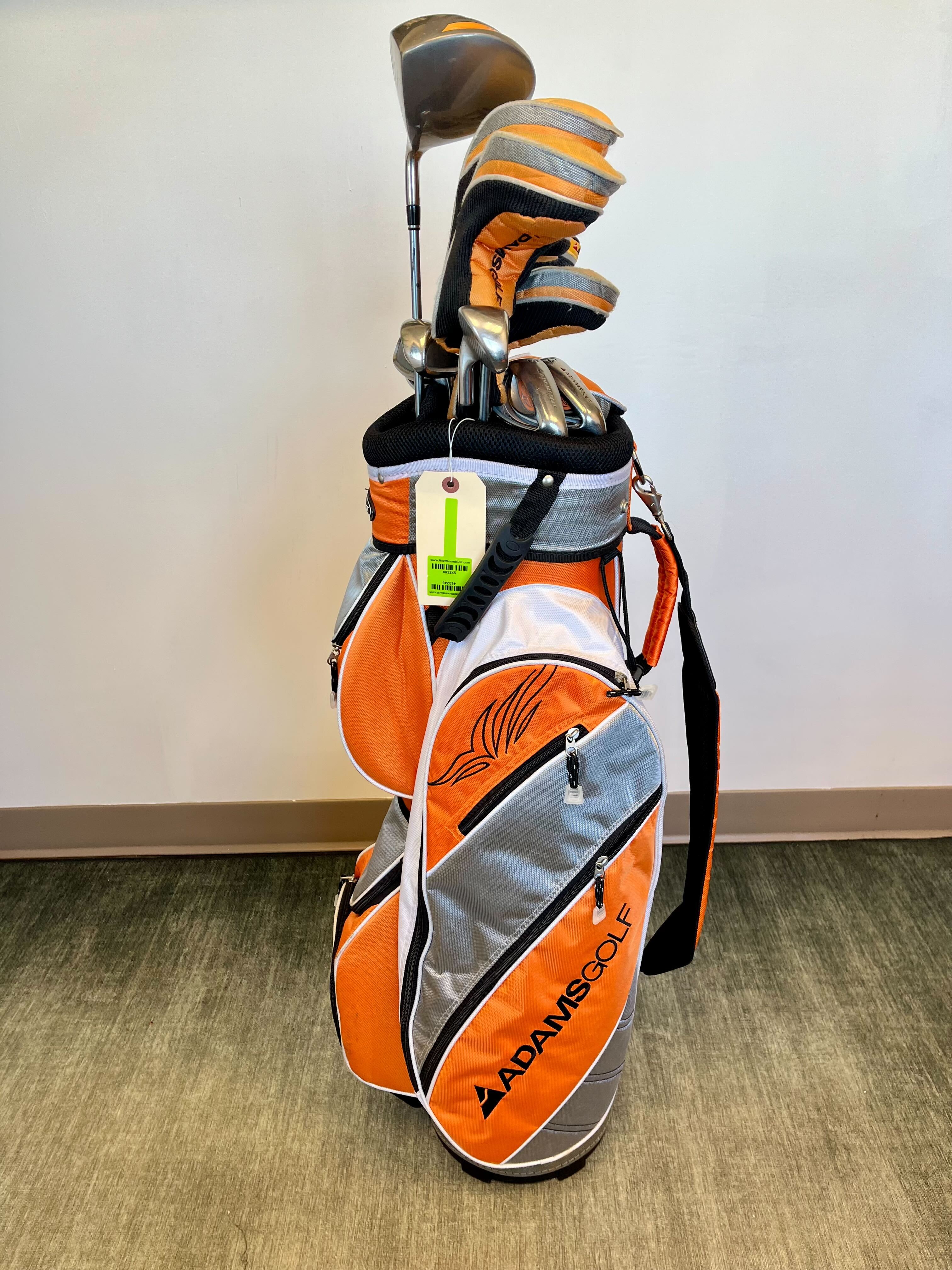 Adams Idea a3OS Complete Golf Club Set for Women - Right Handed with 1W, 3W, 5W, 4H, 6H, 7i, SW & Putter - Ladies Flex Graphite Shafts - Perfect for Beginners & Intermediate Female Golfers on Course or Driving Range