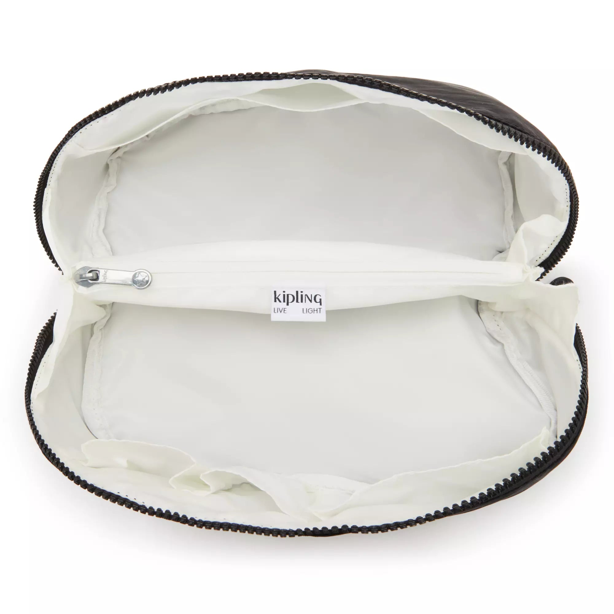 Kipling Mirko Medium Toiletry Bag - Water-Resistant Travel Cosmetic Organizer (Black Noir) - Perfect for Gym, Vacation & Weekend Getaways
