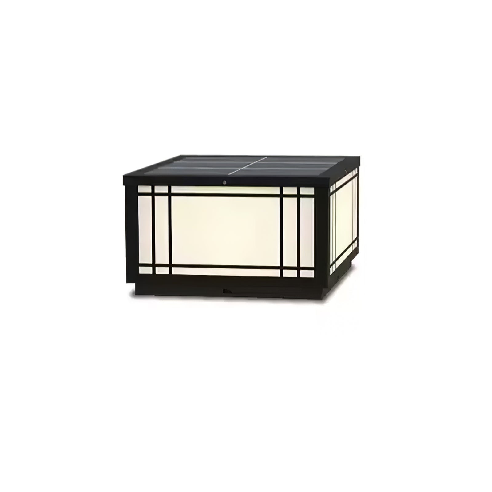 Harrison Solar Cube Outdoor Lamp - Waterproof Solar Powered LED Light for Garden, Patio, Yard & Pathway - Perfect for Outdoor Lighting & Decoration