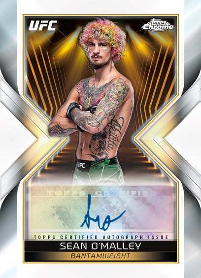 2024 Topps UFC Chrome Trading Cards Value Box - Collectible Sports Cards for UFC Fans, Fight Night Events & Memorabilia Collectors