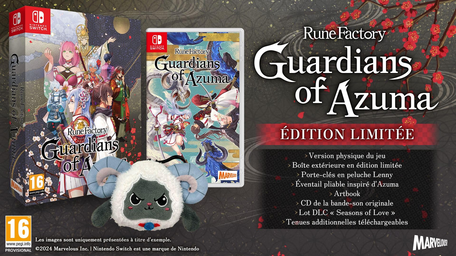 Rune Factory: Guardians of Azuma Limited Edition - Nintendo Switch Game | Collector's Edition with Bonus Content | Perfect for RPG Fans and Fantasy Adventure Lovers