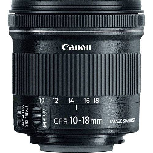 Canon EF-S 10-18mm f/4.5-5.6 IS STM Wide Angle Zoom Lens for DSLR Cameras - Perfect for Landscape, Architecture & Travel Photography (USA Version)