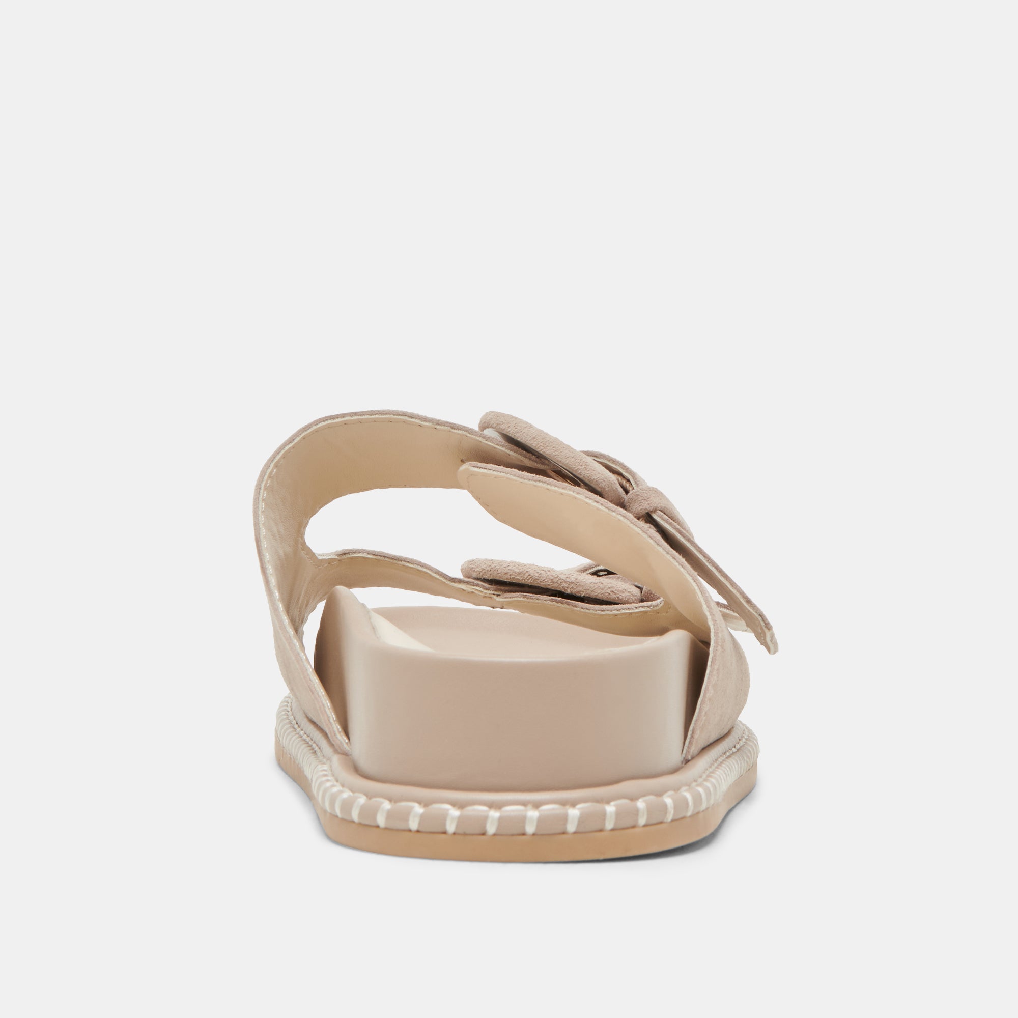 SHAUNY Women's Suede Sandals in Taupe - Comfortable & Stylish Summer Slide Sandals for Beach, Pool, and Casual Outings