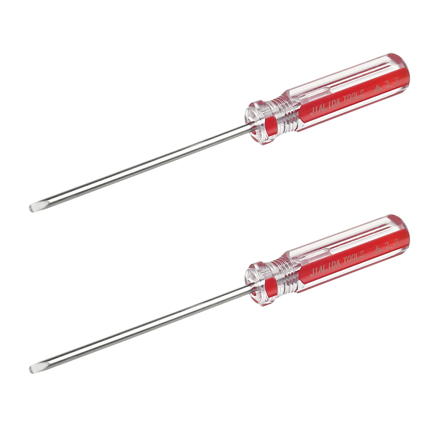 Utoolmart 5-Piece Magnetic Triangle Screwdriver Set - 2.3mm Triangle Head, 75mm 45# Steel Shaft with 55mm Ergonomic Plastic Handle - Perfect for Electronics Repair, Home Improvement & DIY Crafts