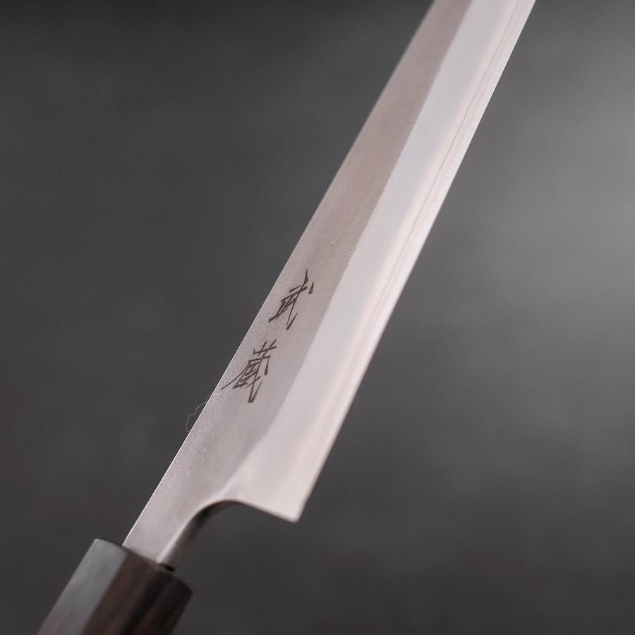 Premium Sujihiki Japanese Chef Knife 240mm - SKD11 Steel with Nashiji Finish & Ebony Handle - Perfect for Sushi, Sashimi, and Meat Slicing