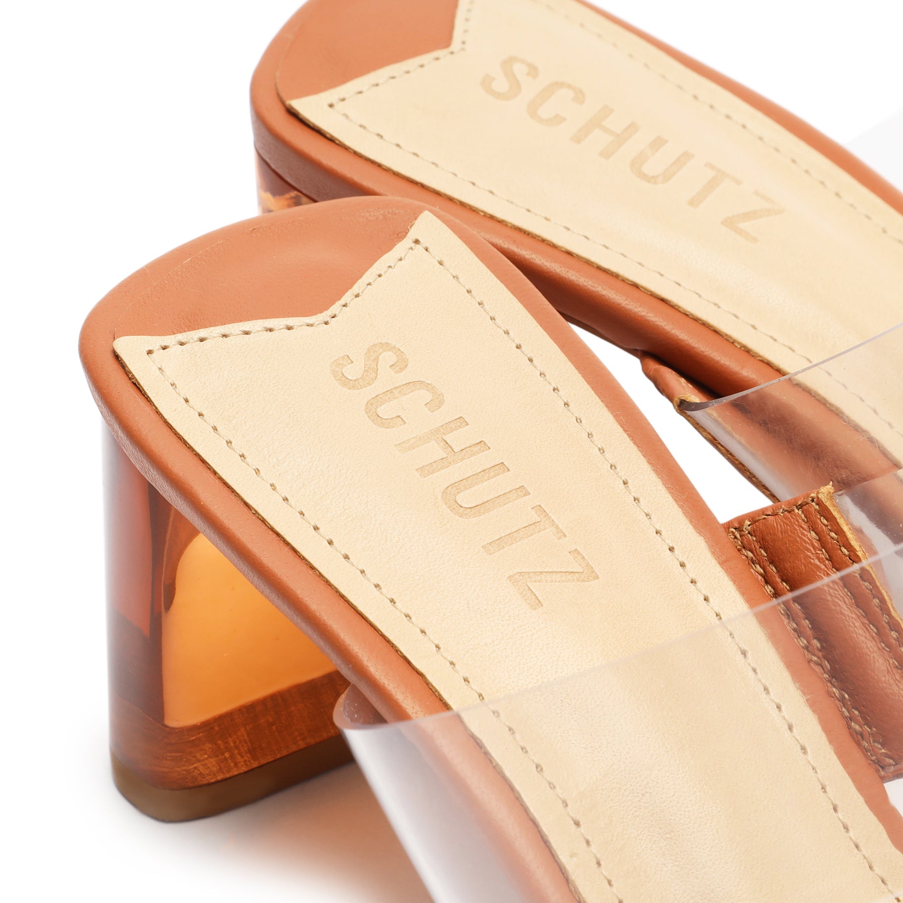 Ariella Women's Comfortable Acrylic Mid Heel Sandals - Perfect for Summer, Beach, and Casual Outings