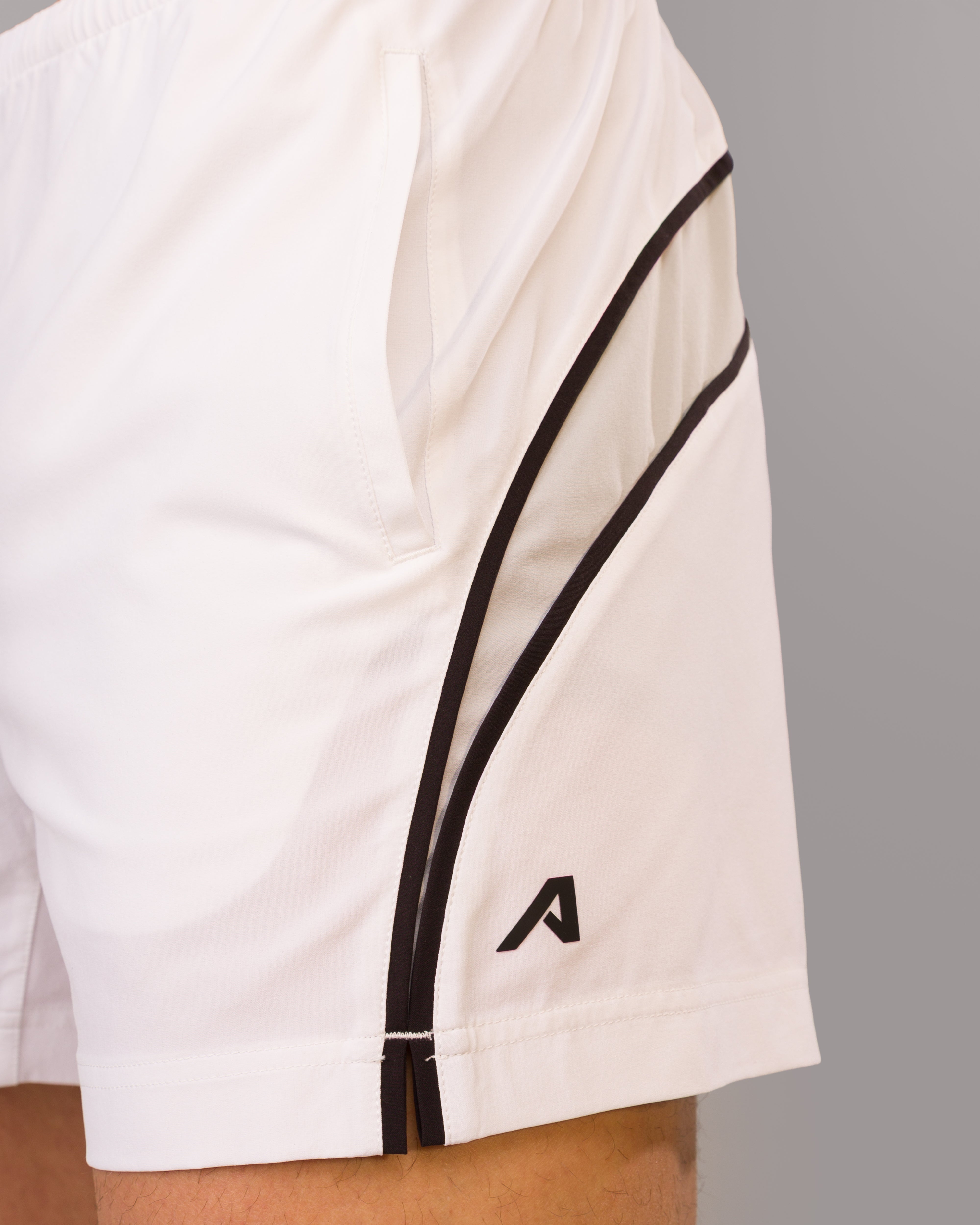 Dynamic Panel Short White - Lightweight & Stylish Women's Shorts for Summer Casual Wear | Perfect for Beach, Yoga & Outdoor Activities