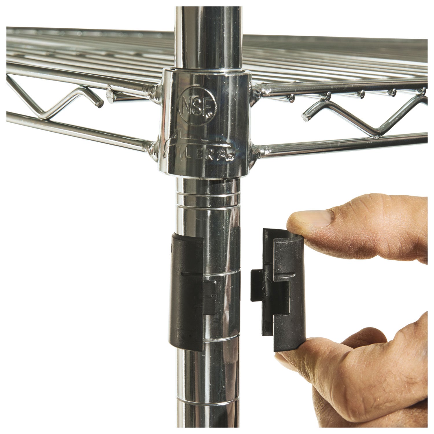 Alera® NSF Certified Industrial 4-Shelf Wire Shelving Kit, 36