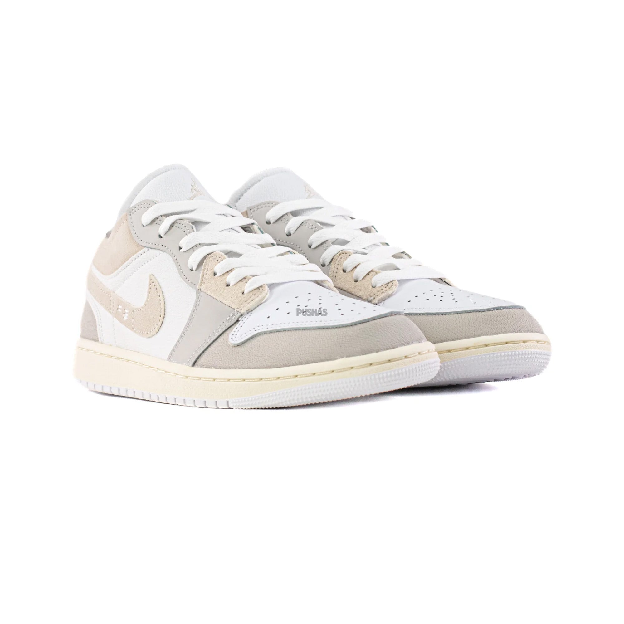 Air Jordan 1 Low SE Craft 'Inside Out Tech Grey' Sneakers (2023) - Men's Basketball Shoes for Casual Wear & Street Fashion