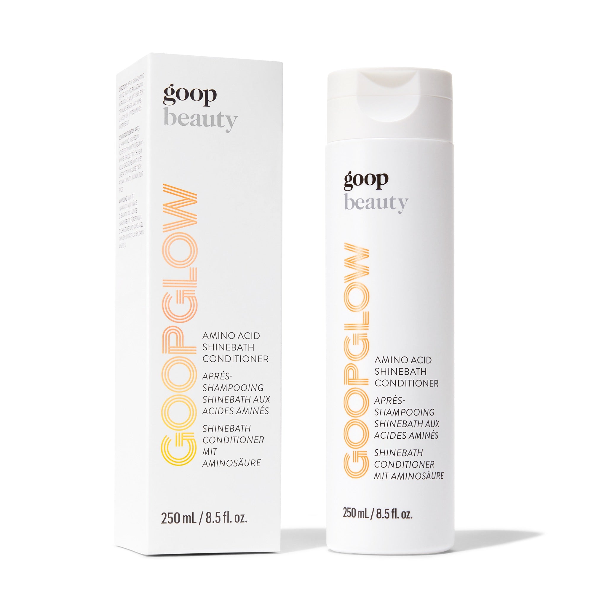 Goopglow Restore + Shine Amino Acid Conditioner for Damaged Hair - Sulfate Free, Vegan Hair Treatment with Keratin & Argan Oil - Perfect for Dry, Frizzy Hair Care & Salon Quality Results at Home