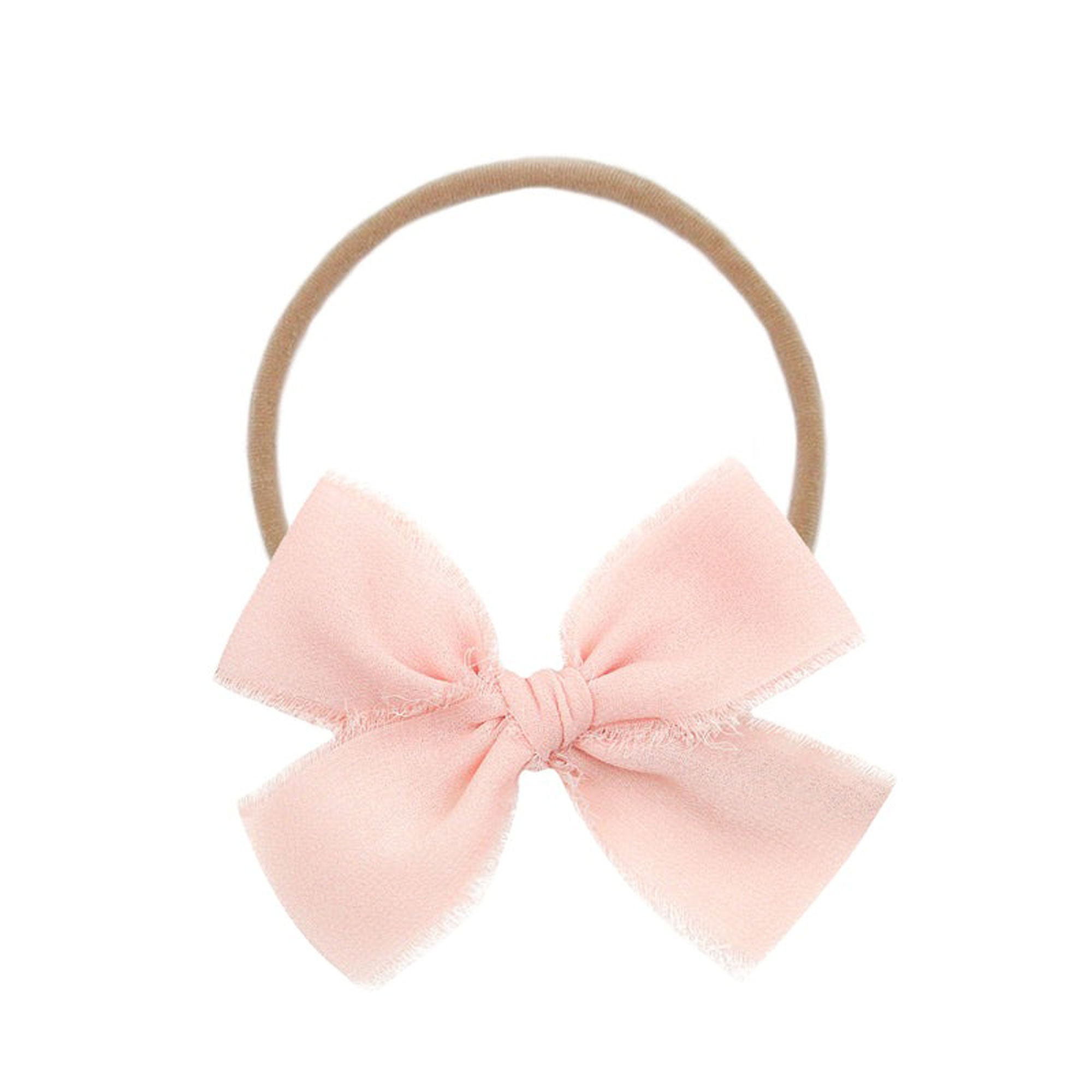 Lou Lou Company Chiffon Bow Headband for Women - Elegant Hair Accessories for Weddings, Parties & Everyday Wear